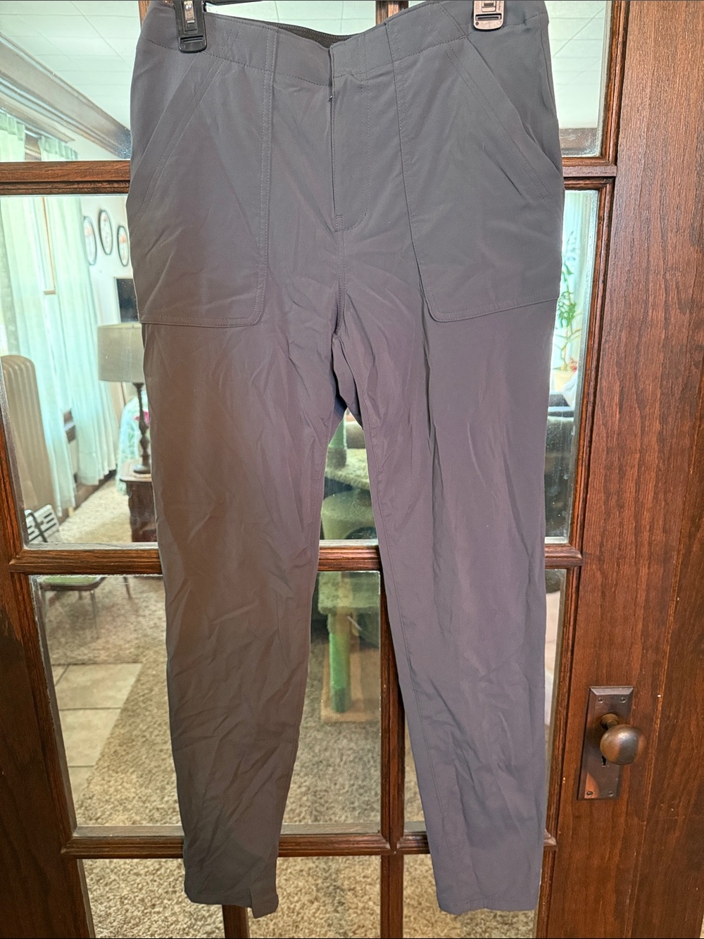 Eddie Bauer First Ascent Guide Pro Hiking Pants Women 16 Gray Tapered Athletic